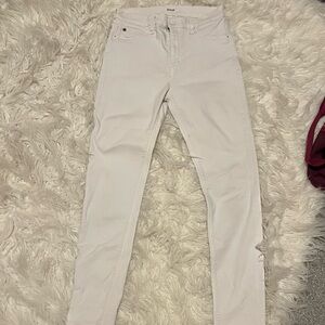Hudson White Jeans Size 28